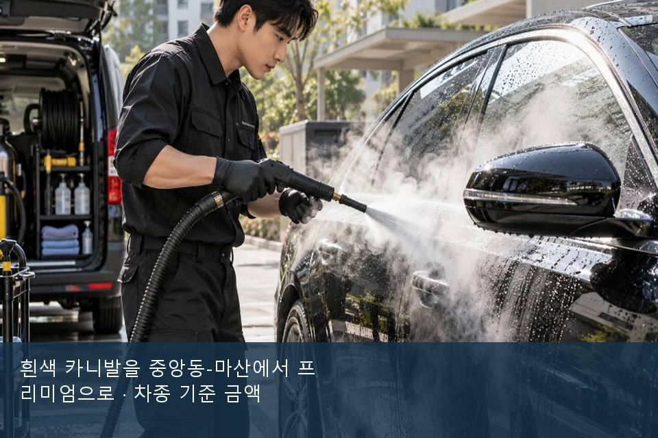 흰색 카니발을 중앙동-마산에서 프리미엄으로 · 차종 기준 금액